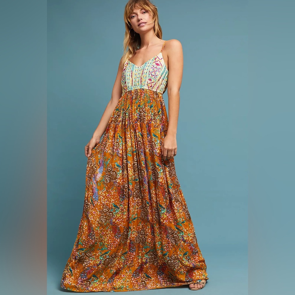 Anthropologie Raga Maxi Dress